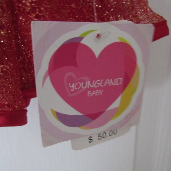 NEW BABY GIRLS $50 HOLIDAY/CHRISTMAS DRESS SIZE 24 MONTHS - Picture 6 of 16
